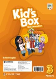 KID'S BOX NEW GENERATION LEVEL 3 POSTERS BRITISH ENGLISH | 9781108815871