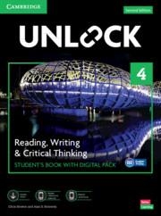UNLOCK LEVEL 4 READING, WRITING AND CRITICAL THINKING STUDENT'S BOOK WITH DIGITAL PACK | 9781009031417
