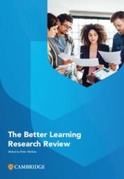 THE BETTER LEARNING RESEARCH REVIEW PAPERBACK | 9781009152150