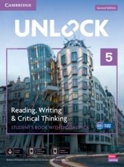 UNLOCK LEVEL 5 READING, WRITING AND CRITICAL THINKING STUDENT'S BOOK WITH DIGITAL PACK | 9781009031448