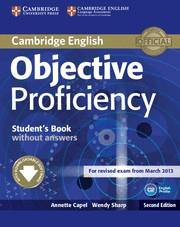 PROFICIENCY OBJECTIVE 2E SB NO KEY | 9781107611160 | ANNETTE CAPEL AND WENDY SHARP