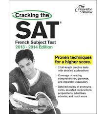 SAT CRACKING THE SAT FRENCH SUBJECT TEST 2013-14 | 9780307945570 | MONIQUE GADEN