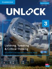 UNLOCK LEVEL 3 LISTENING, SPEAKING & CRITICAL THINKING STUDENT’S BOOK, MOB APP AND ONLINE WORKBOOK W/ DOWNLOADABLE AUDIO AND VIDEO | 9781009031479