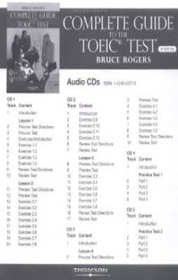 TOEIC COMPLETE GUIDE TO THE TOEIC AUDIO CDS | 9781424003778 | BRUCE ROGERS