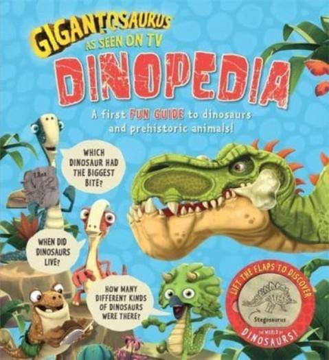 GIGANTOSAURUS - DINOPEDIA : LIFT THE FLAPS TO DISCOVER THE WORLD OF DINOSAURS! | 9781787419490 | CYBER GROUP STUDIOS