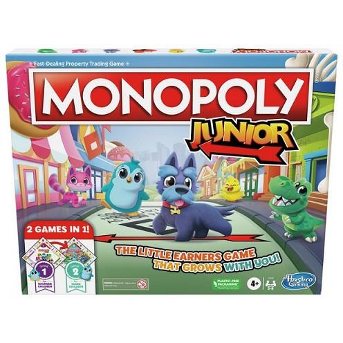 MONOPOLY JUNIOR 2 IN 1 BOARD GAME | 5010996134790 | HASBRO UK