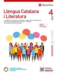 LLENGUA CATALANA I LITERATURA 4ESO COMUNITAT EN XARXA (CAT) | 9788468294445