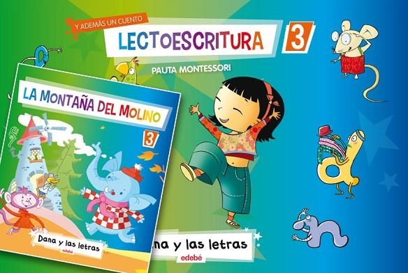 LECTOESCRITURA 3 MONTESSORI (CAS) CUADERNO COMPLEM | 9788468306490 | Edebé, Obra Colectiva