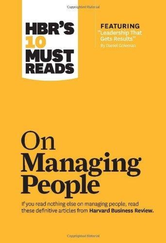 ON MANAGING PEOPLE | 9781422158012 | HARVARD BUSINESS REVIEW