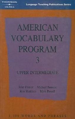 AMERICAN VOCABULARY PROGRAM 3 (UPPER INTERM) | 9780906717714