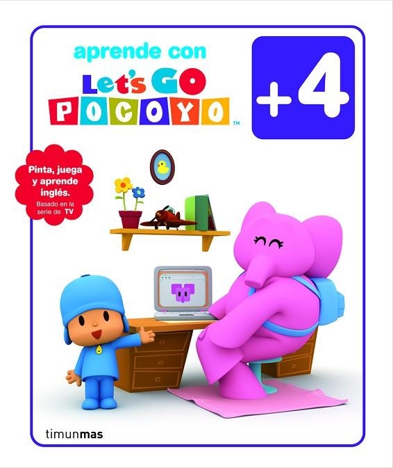 APRENDE CON LET S GO POCOYO +4 | 9788408101895 | Zinkia