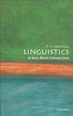 LINGUISTICS VERY SHORT INTRODUCTION | 9780192801487