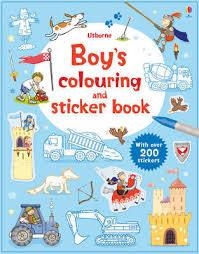 FIRST COLOURING AND STICKER BOOK FOR BOYS | 9781409536949 | SAM TAPLIN