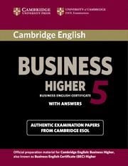 BEC HIGHER CAMBRIDGE PRACTICE TEST 5 SB+KEY | 9781107610873 | CAMBRIDGE ESOL