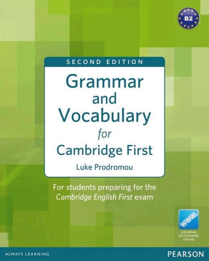 FC GRAMMAR AND VOCABULARY FOR FIRST SB NO KEY | 9781447903055 | LUKE PRODROMOU