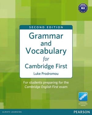 FC GRAMMAR AND VOCABULARY FOR FIRST SB NO KEY | 9781447903055 | LUKE PRODROMOU