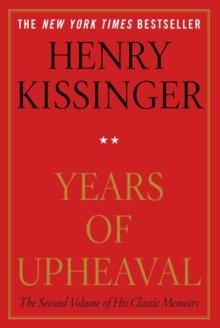YEARS OF UPHEAVAL | 9781451636451 | HENRY KISSINGER