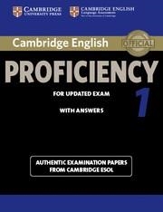 PROFICIENCY CAMBRIDGE TEST 1 SB+KEY | 9781107695047 | CAMBRIDGE ESOL