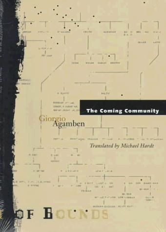 THE COMING COMMUNITY | 9780816622351 | GIORGIO AGAMBEN