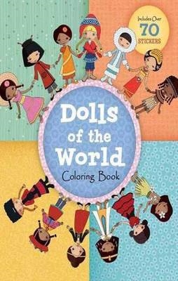 DOLLS OF THE WORLD COLORING BOOK | 9781609052645 | JESSICA SECHERET