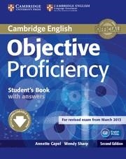 PROFICIENCY OBJECTIVE 2E SB+KEY | 9781107646377 | ANNETTE CAPEL/WENDY SHARP