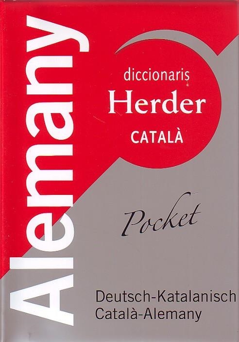 DICCIONARIO HERDER POCKET CATALA-ALEMANY | 9788425424281 | ALVAREZ, VICENT