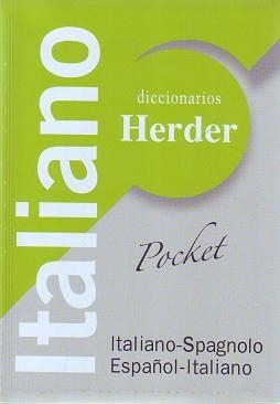 DICCIONARIO HERDER POCKET ITALIANO<>ESPAÑOL | 9788425422676 | GIANPIERO PELEGRI
