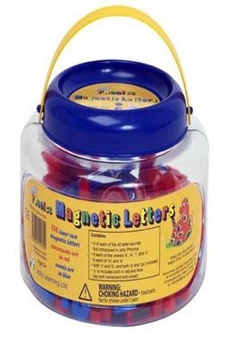 JOLLY PHONICS MAGNETIC LETTERS (TUB OF 106)* | 9781844141722