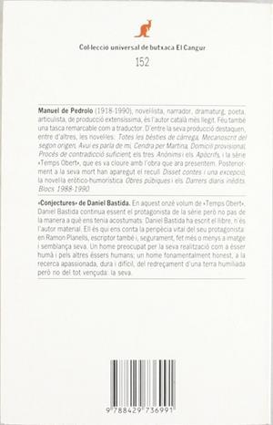 CONJECTURES DE DANIEL BASTIDA | 9788429736991 | Pedrolo Molina, Manuel De