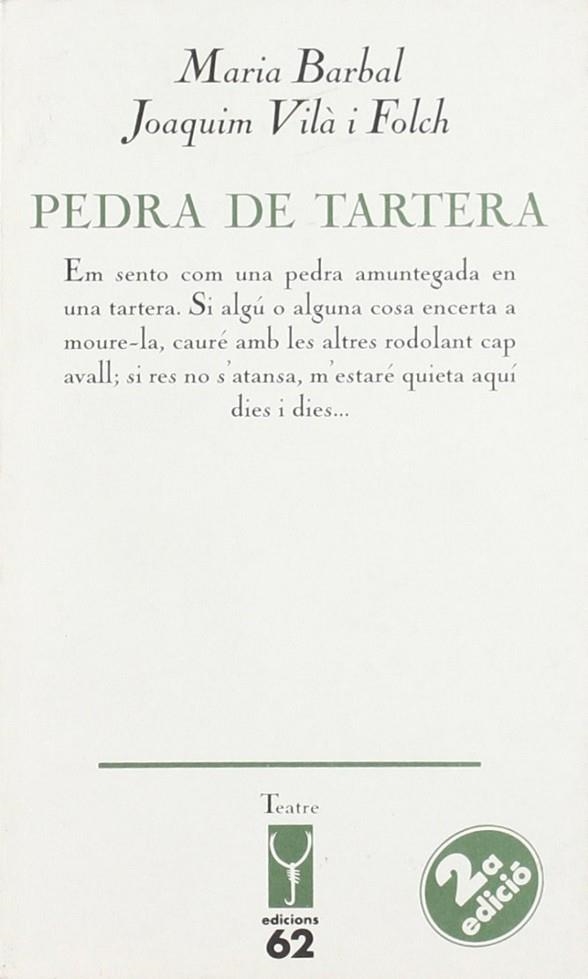 PEDRA DE TARTERA | 9788429732603 | Vila Folch, Joaquim;Barbal, Maria
