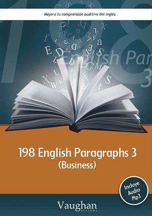 198 ENGLISH PARAGRAPHS 3 BUSINESS LIBRO+4 CDS MP3 | 9788492879441 | Layla Chapoy