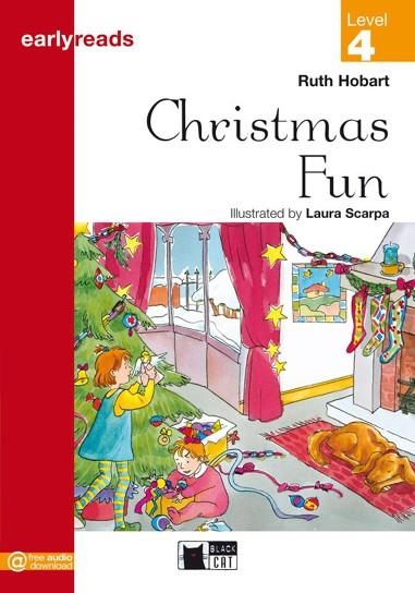 CHRISTMAS FUN-BLACK CAT EARLYREADS LEVEL 4 | 9788853007070 | RUTH HOBART