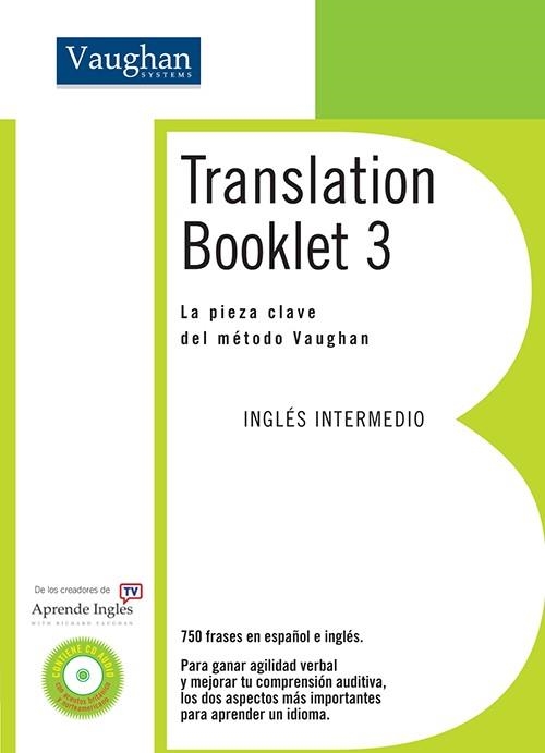 TRANSLATION BOOKLET 3 | 9788496469754 | Richard Vaughan