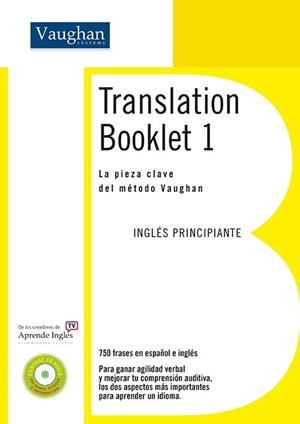 TRANSLATION BOOKLET 1 | 9788496469730 | Richard Vaughan