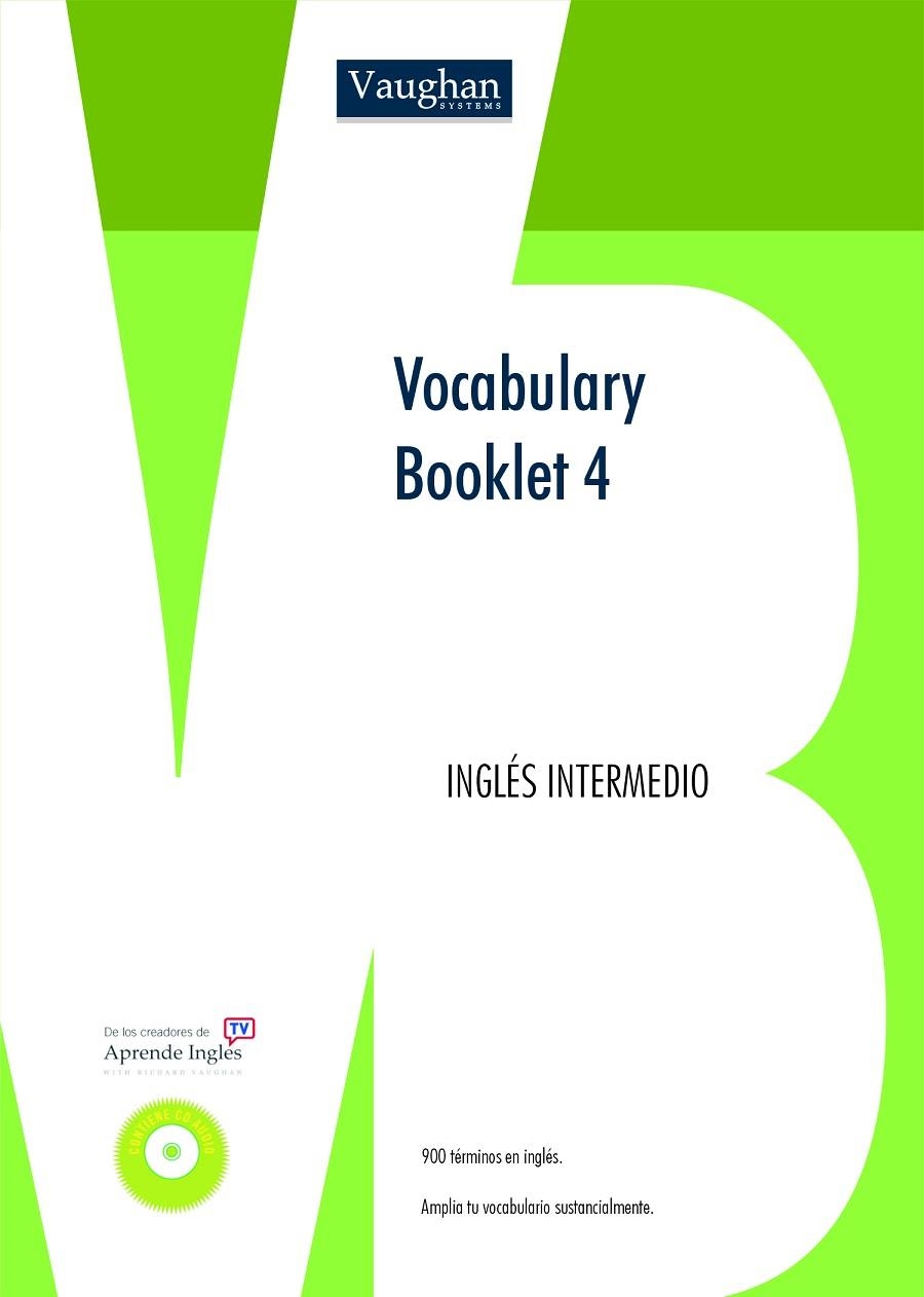VOCABULARY BOOKLET 4 ALUM + CD | 9788496469174 | Richard Vaughan