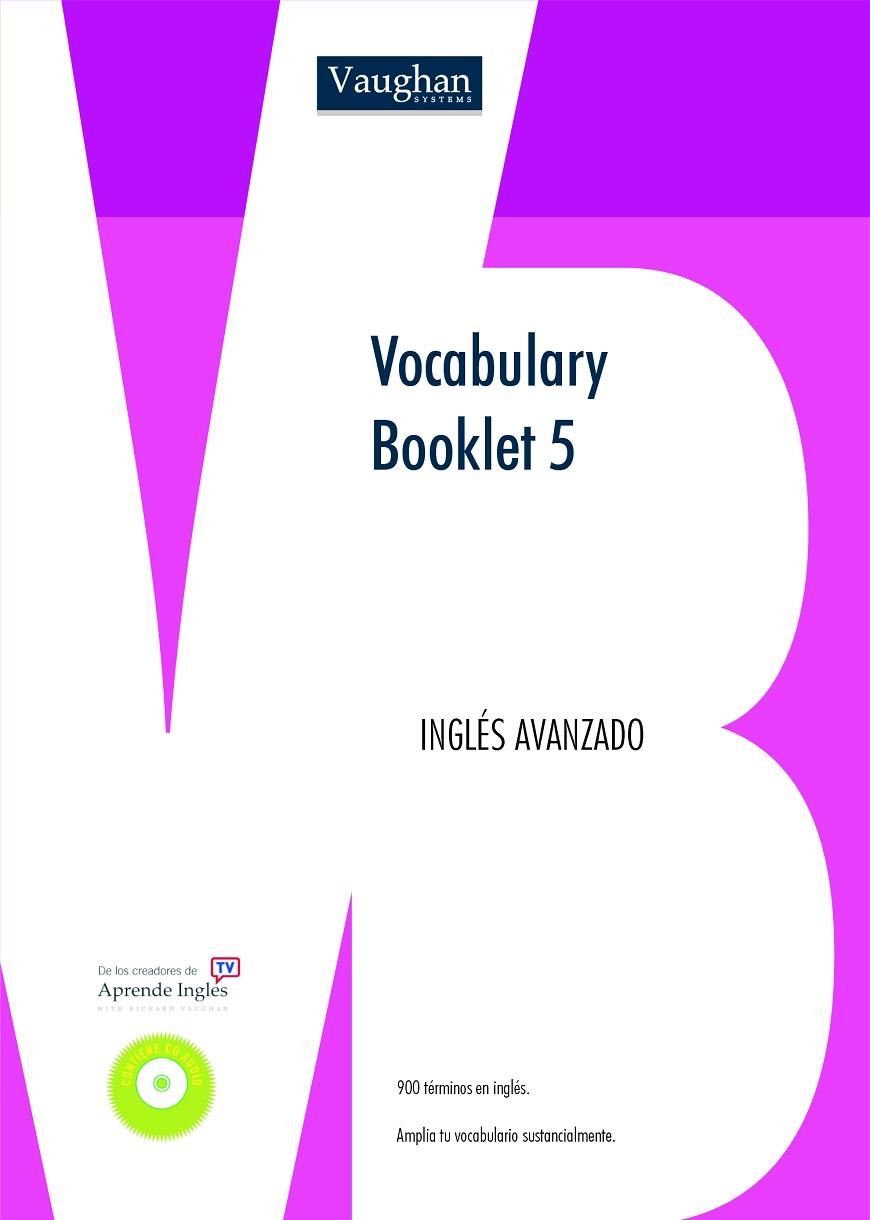 VOCABULARY BOOKLET 5 ALUM + CD | 9788496469198 | Richard Vaughan