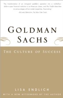 GOLDMAN SACHS: CULTURE OF SUCCESS | 9780684869681 | LISA ENDLICH