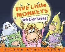 FIVE LITTLE MONKEYS: TRICK OR TREAT (HB) | 9780547858937 | EILEEN CHRISTELOW