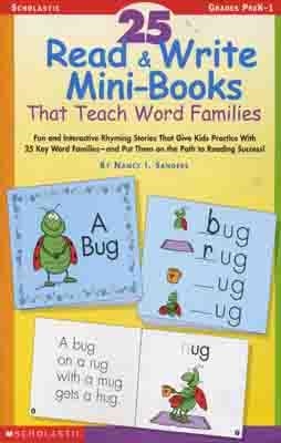 25 READ AND WRITE MINI-BOOKS | 9780439155878 | NANCY I SANDERS