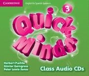 QUICK MINDS 3 CLASS AUDIO CDS -- HTTPS://WWW.CAMBRIDGE.ES/CATALOGO/PRIMARIA/CURSOS/QUICK-MINDS/RECURSOS | 9788483235072 | PUCHTA, HERBERT