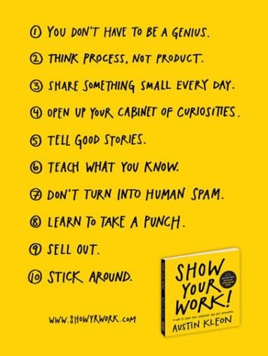 SHOW YOUR WORK | 9780761178972 | AUSTIN KLEON