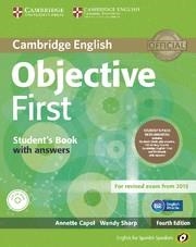 FC OBJECTIVE FIRST 2015 SELF-STUDY SB+KEY+AUDIO CD | 9788483236673 | CAPEL, ANNETTE/SHARP, WENDY
