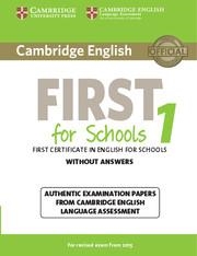 FC CAMBRIDGE FCE FOR SCHOOLS 1 2015 SB NO KEY | 9781107692671 | CAMBRIDGE ENGLISH LANGUAGE ASSESSMENT