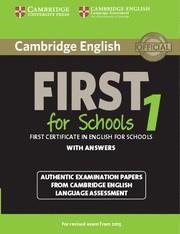 FC CAMBRIDGE FCE FOR SCHOOLS 1 2015 SB+KEY | 9781107647039 | CAMBRIDGE ENGLISH LANGUAGE ASSESSMENT