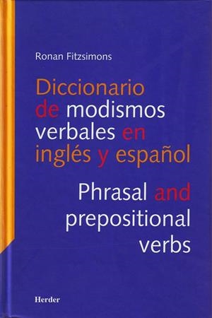 DICCIONARIO DE MODISMOS VERBALES INGLES Y ESPAÑOL | 9788425421198 | ASE1