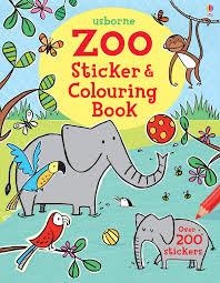 ZOO STICKER AND COLOURING BOOK | 9781409584339