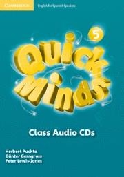 QUICK MINDS 5 CLASS AUDIO CDS -- HTTPS://WWW.CAMBRIDGE.ES/CATALOGO/PRIMARIA/CURSOS/QUICK-MINDS/RECURSOS | 9788483235126 | PUCHTA, HERBERT