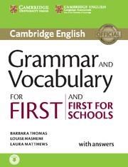 FC GRAMMAR AND VOCABULARY 2015 SB+KEY WITH AUDIO | 9781107481060 | BARBARA THOMAS/LOUISE HASHEMI/LAURA MATTHEWS