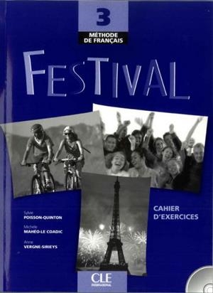 FESTIVAL 3 CAHIER D EXERCICES+CD AUDIO | 9782090353273 | JACKY GIRARDET
