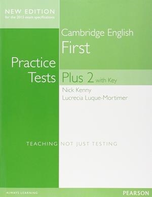 FC PEARSON PRACTICE TESTS PLUS 2 SB+KEY 2015 | 9781447966227 | NICK KENNY